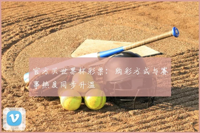 官方买世界杯彩票:购彩方式与赛事热度同步升温